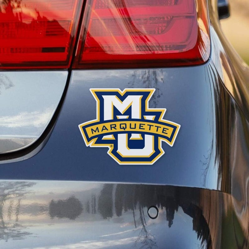 Nudge Printing Collegiate NCAA Car Decal Made from Premium Weatherproof Vinyl (Marquette University) - Image 5